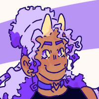 Clicking this image of the internet denizen Kaiju's persona will lead you to their commissions page.